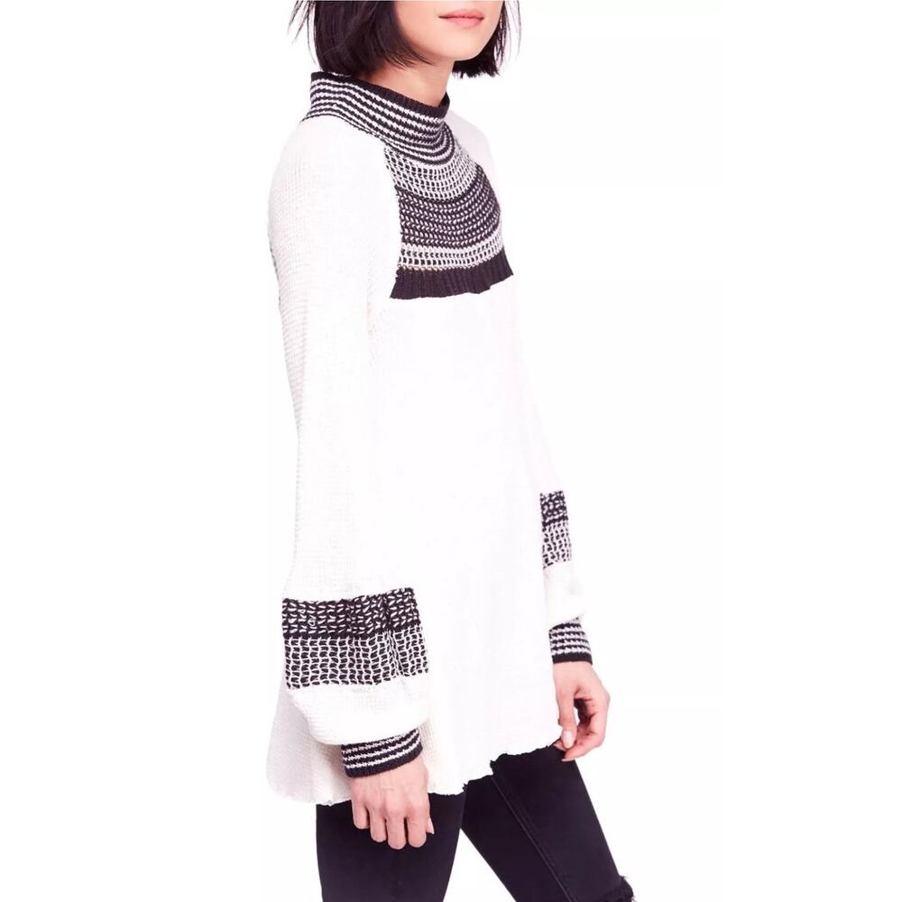 Free People Snow Day Open Knit Thermal Top, Size M - Picture 11 of 11